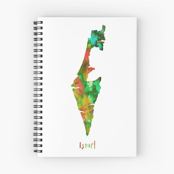 Item preview, Israel map, Israel designed and sold by Rosaliartbook.