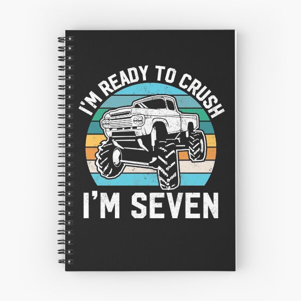 Item preview, 7th Birthday Monster Truck Ready to Crush Im 7 Year Old Gift designed and sold by Nikolaienko Artem.