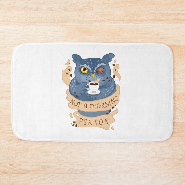 Item preview, Owl not a morning person  designed and sold by Redilion.