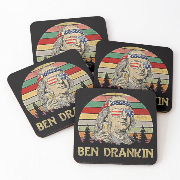 Item preview, Ben Drankin Funny 4th of July American Drinking Alcohol Gift designed and sold by Robert Diebold.
