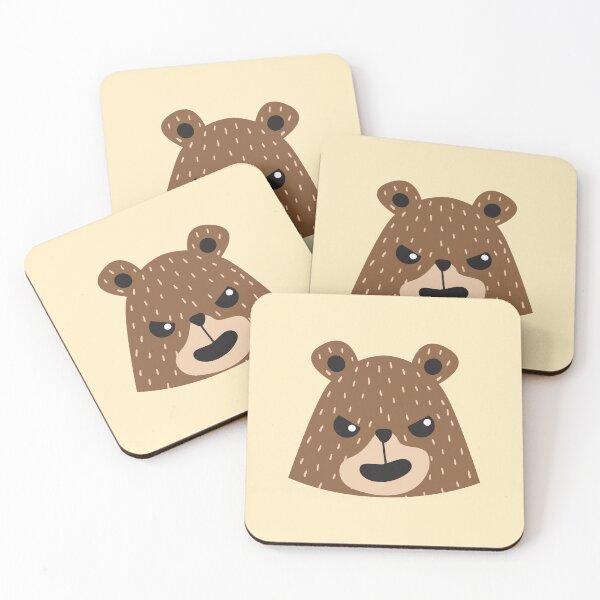 Item preview, Scare bear cute face! designed and sold by jazzydevil.