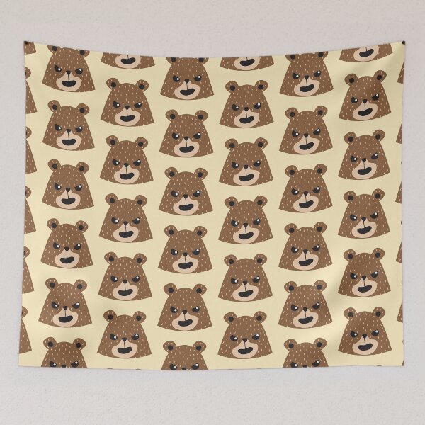 Item preview, Scare bear cute face! designed and sold by jazzydevil.