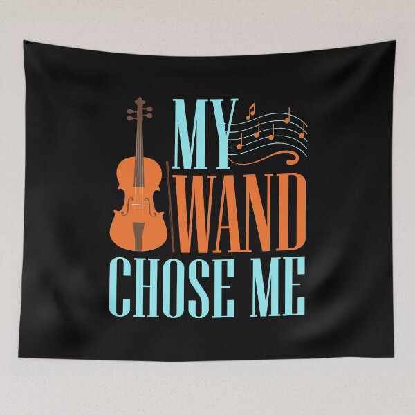 Item preview, My Wand Chose Me Violin Cello Fiddle Orchestra Player designed and sold by phoxydesign.