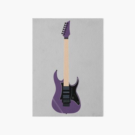 Purple Neon RG550 Electric Guitar Art Board Print for Sale by SPMusic Redbubble