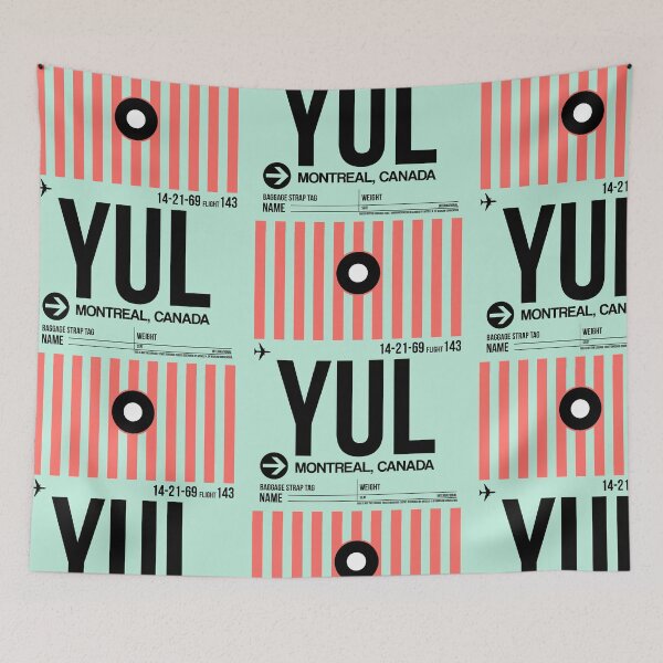Item preview, Montreal Luggage Tag 2 designed and sold by Irina March.