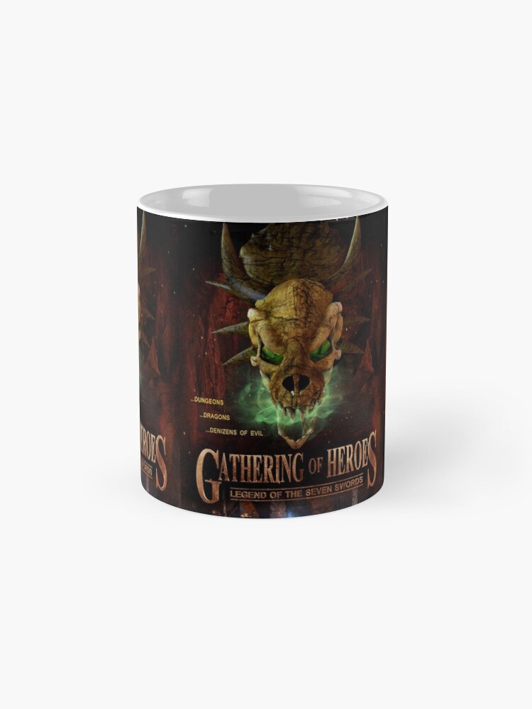 Alternate view of Gathering of Heroes: Legend of the Seven Swords Dragon Poster Mug