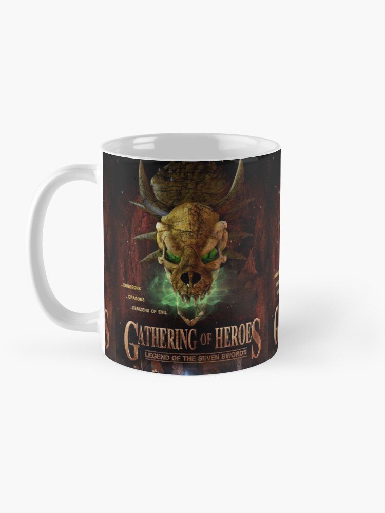 Alternate view of Gathering of Heroes: Legend of the Seven Swords Dragon Poster Mug