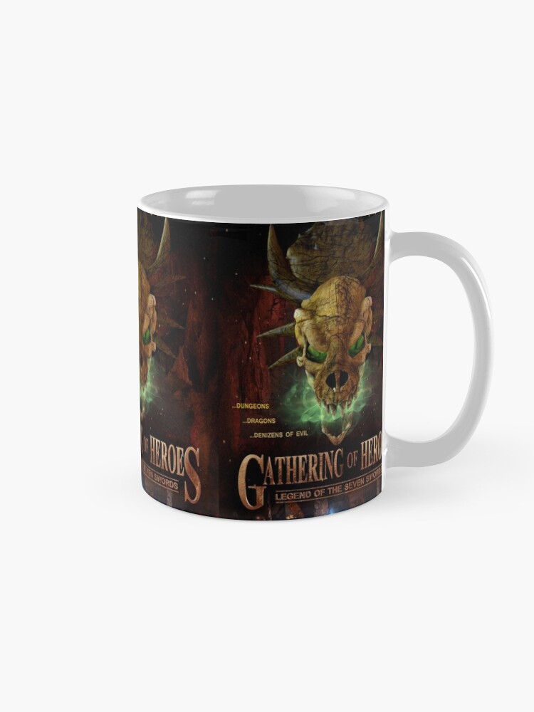 Alternate view of Gathering of Heroes: Legend of the Seven Swords Dragon Poster Mug