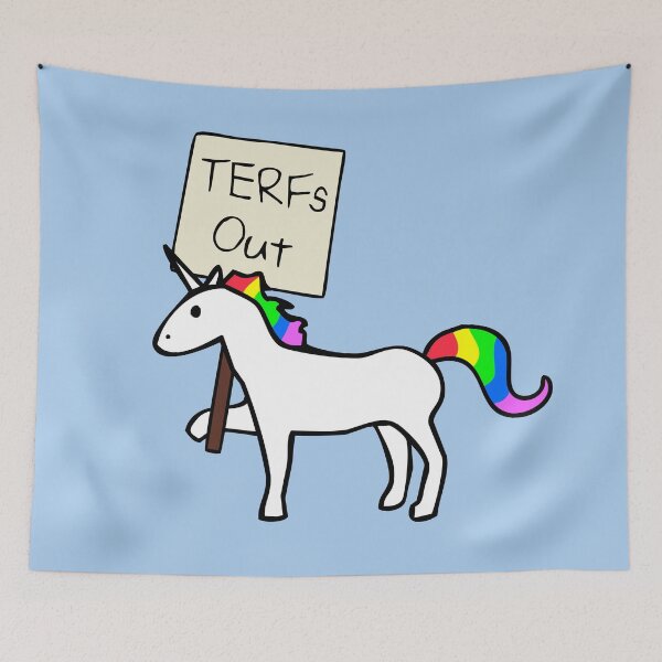 Item preview, TERFs Out Unicorn designed and sold by jezkemp.