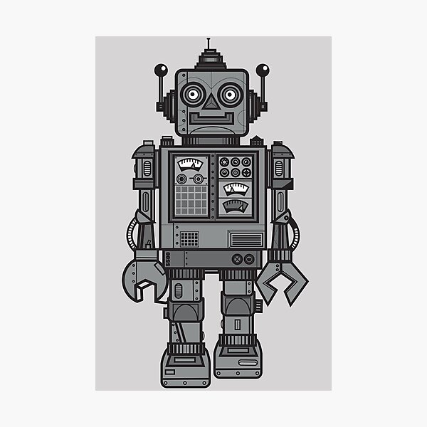 Item preview, Vintage Robot designed and sold by wottoart.