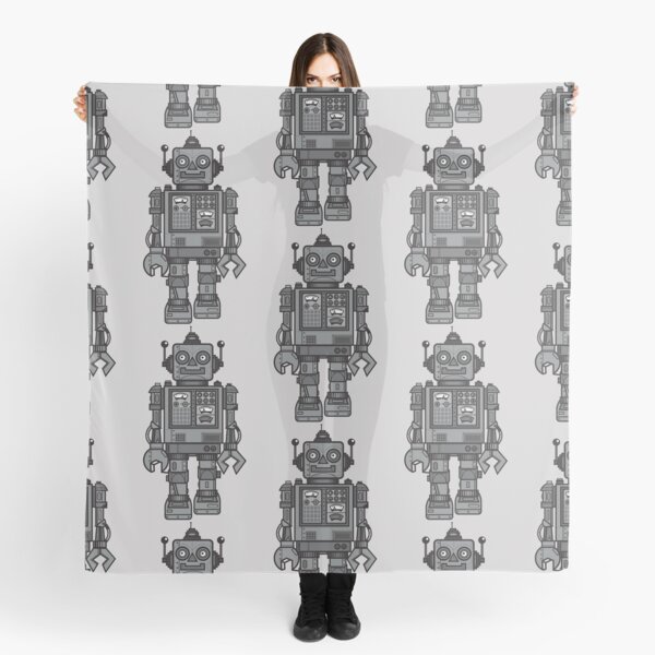 Vintage Robot Scarf