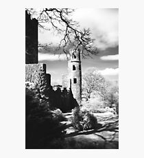 Blarney Castle, Ireland Black and White Photographic Print