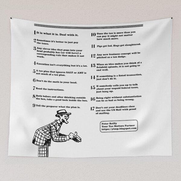 Item preview, Reilly's Laws of Tax Planning designed and sold by yourTMP.