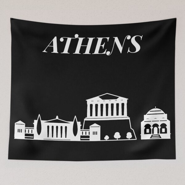 Artikelvorschau, Athen Skyline, Griechenland Hauptstadt entworfen und verkauft von marosharaf.