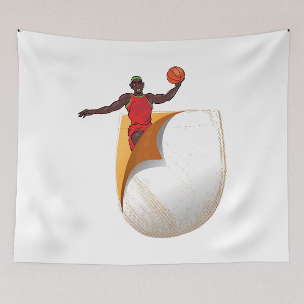 Item preview, Basketball player in a shirt pocket. designed and sold by emphatic.