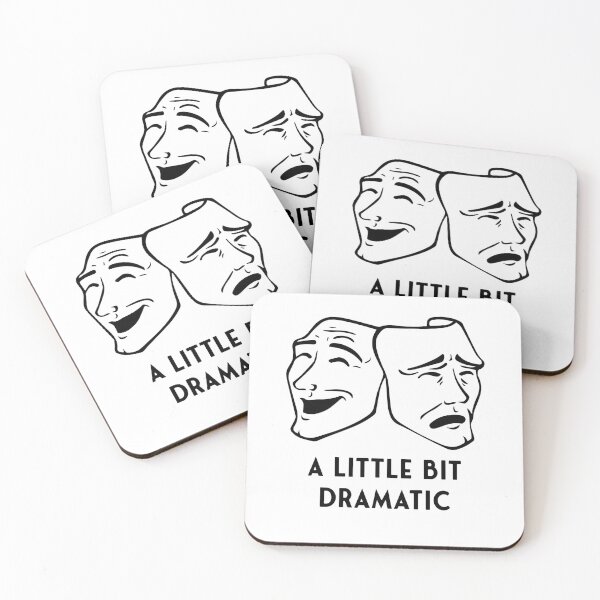 Item preview, A Little bit Dramatic - Theatre Sticker designed and sold by StickersStore.