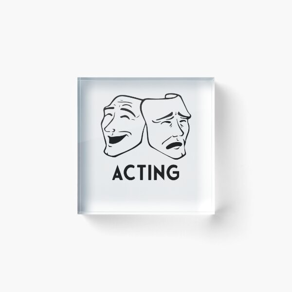 Item preview, Acting - Theatre Sticker designed and sold by StickersStore.