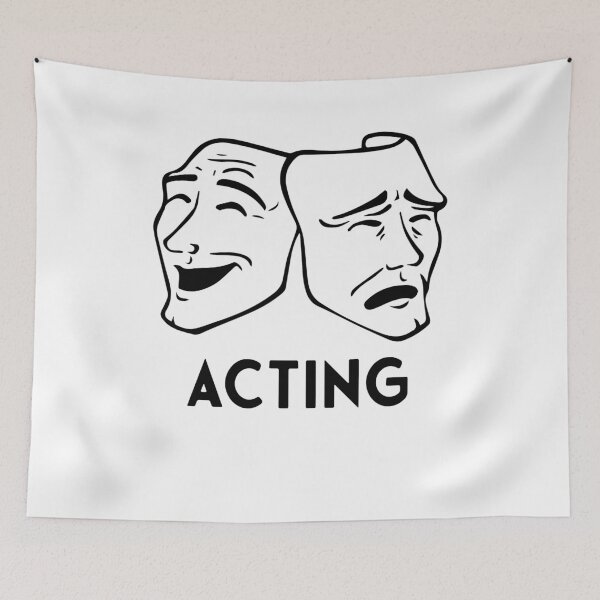 Item preview, Acting - Theatre Sticker designed and sold by StickersStore.