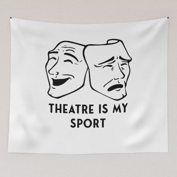 Item preview, Theatre Is My Sport - Theatre Sticker designed and sold by StickersStore.