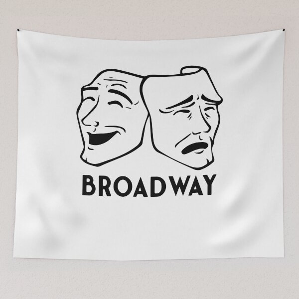 Item preview, Broadway - Theatre Sticker designed and sold by StickersStore.