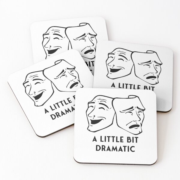 Item preview, A Little Bit Dramatic - Theatre Sticker designed and sold by StickersStore.