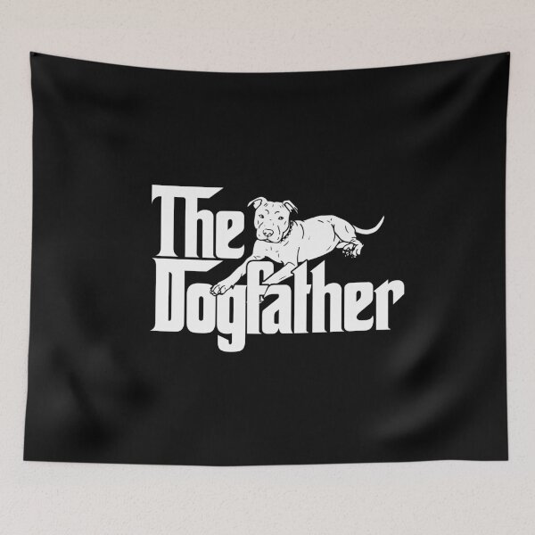 Item preview, The Dogfather Pitbull Edition designed and sold by GlowinUp Shop.