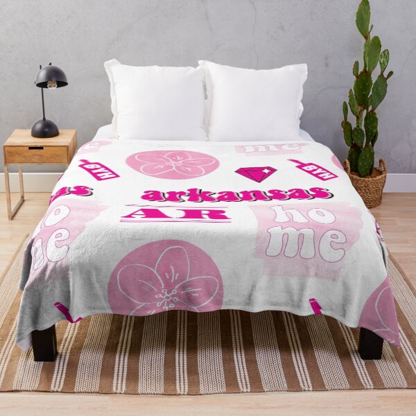 Artikelvorschau, Hot Pink Aquarell Arkansas US State Sticker Pack entworfen und verkauft von The-Goods.