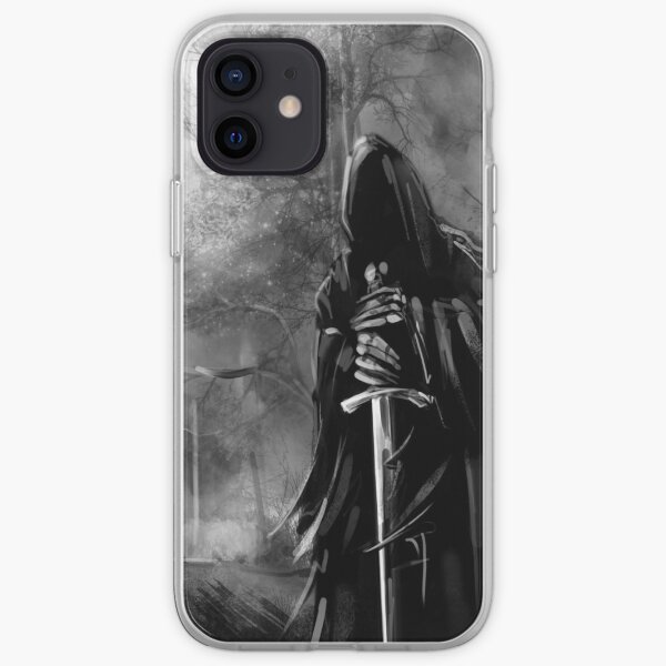 Nazgul Black Rider In Forest Coque souple iPhone