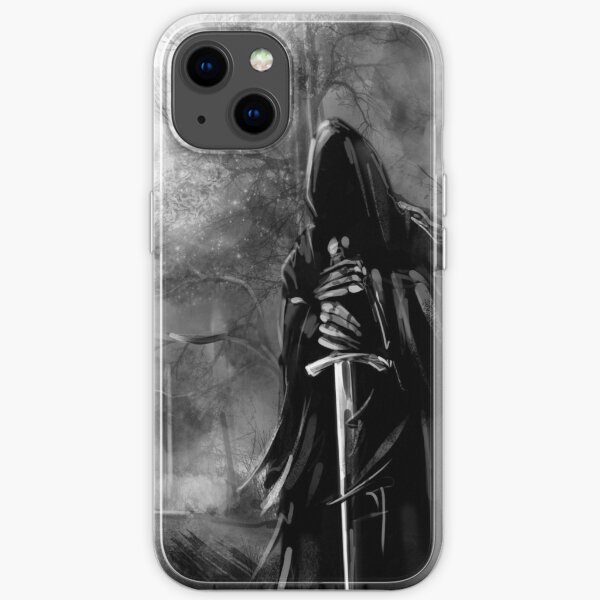 Nazgul Black Rider In Forest Coque souple iPhone
