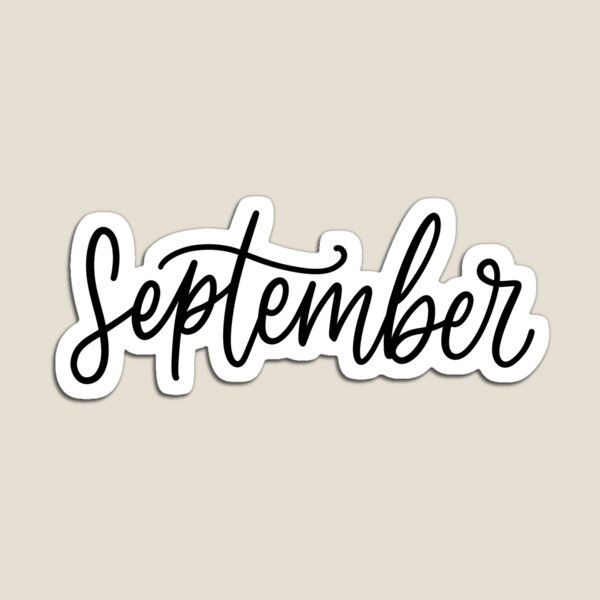 Item preview, September - Monoline Lettering designed and sold by RT-Lettering.