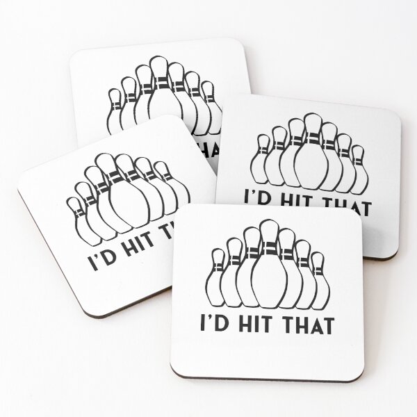 Item preview, I'd Hit That - Bowling Sticker designed and sold by StickersStore.