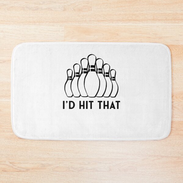 Item preview, I'd Hit That - Bowling Sticker designed and sold by StickersStore.