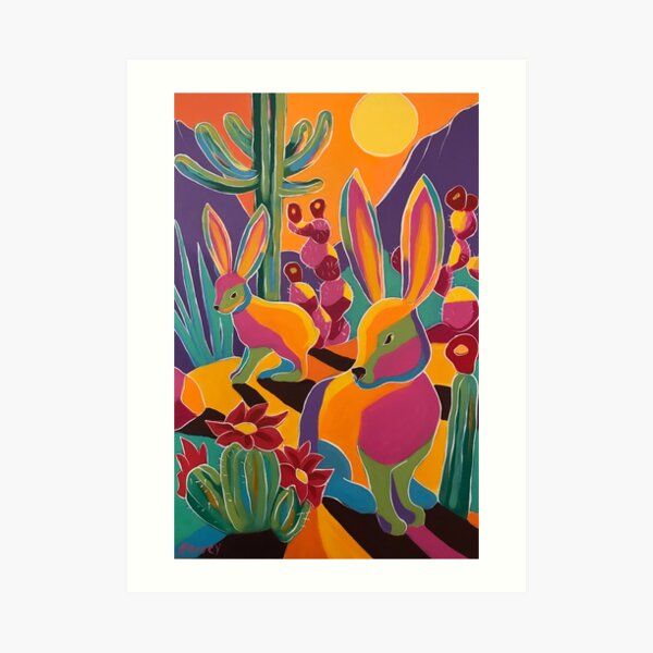 Desert Friends Art Print