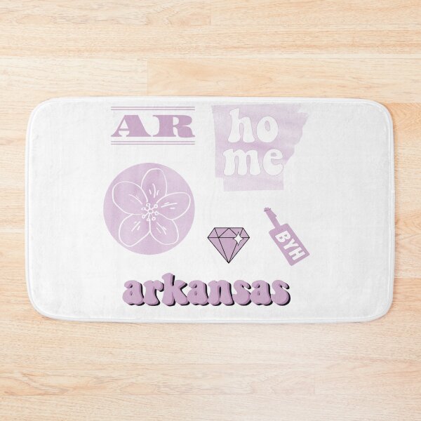 Item preview, Mauve Watercolor Arkansas US State Sticker Pack designed and sold by The-Goods.