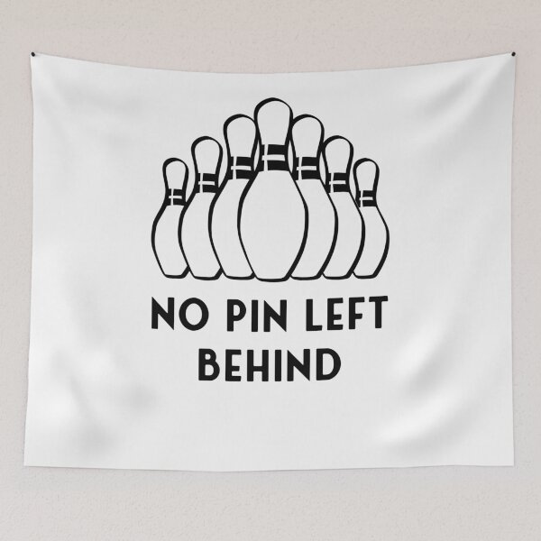 Item preview, No Pin Left Behind - Bowling Sticker designed and sold by StickersStore.