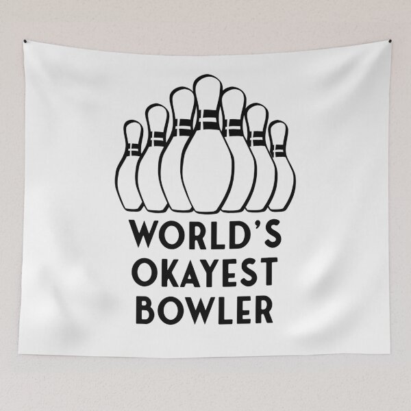 Item preview, World's Okayest Bowler - Bowling Sticker designed and sold by StickersStore.