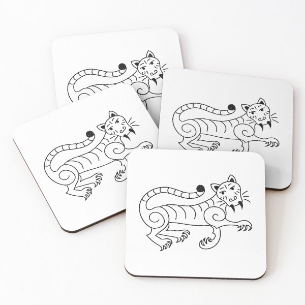 Item preview, Black Sabertooth Tiger Pictoglyph designed and sold by Argent Whiskers.