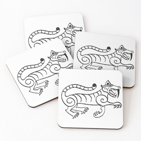Item preview, Fierce Black Sabertooth Tiger Pictoglyph designed and sold by Argent Whiskers.