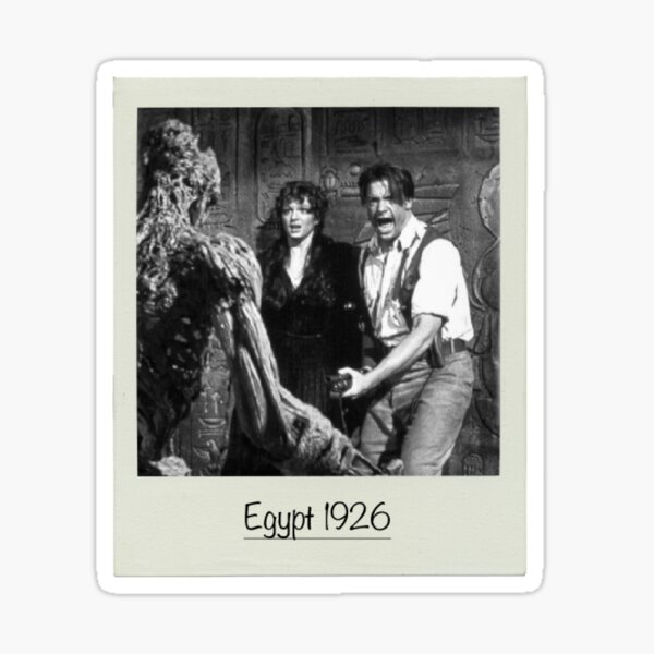 The Mummy Polaroid Sticker