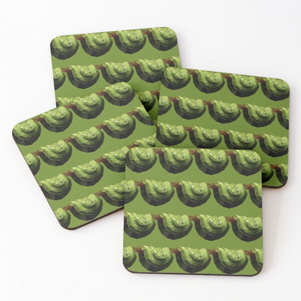 Item preview, Curled Up Green Tree Python designed and sold by Hodgepodge Bricolage.