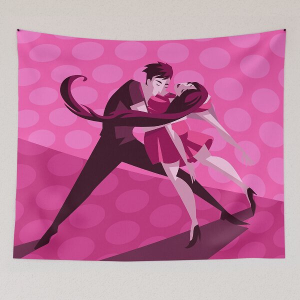Item preview, bachata dancers couple designed and sold by matintheworld ( delcarmat ).