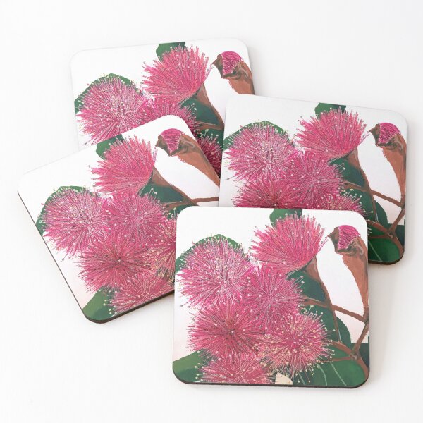 Item preview, Pink Gum Flowers by Leah Gay designed and sold by leahgay.