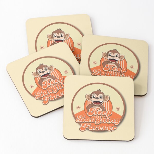 Item preview, Sigue riendo para siempre mono retro designed and sold by warrant311.