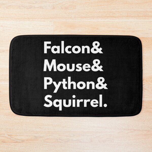 Item preview, Falcon Mouse Python Squirrel Programming Language Nerd Design designed and sold by geeksta.