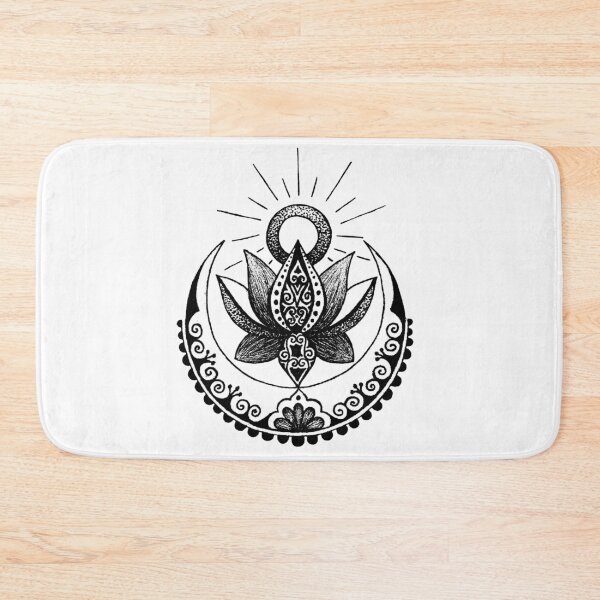 Item preview, Lotus Tattoo Design #7 designed and sold by Carina Kay.