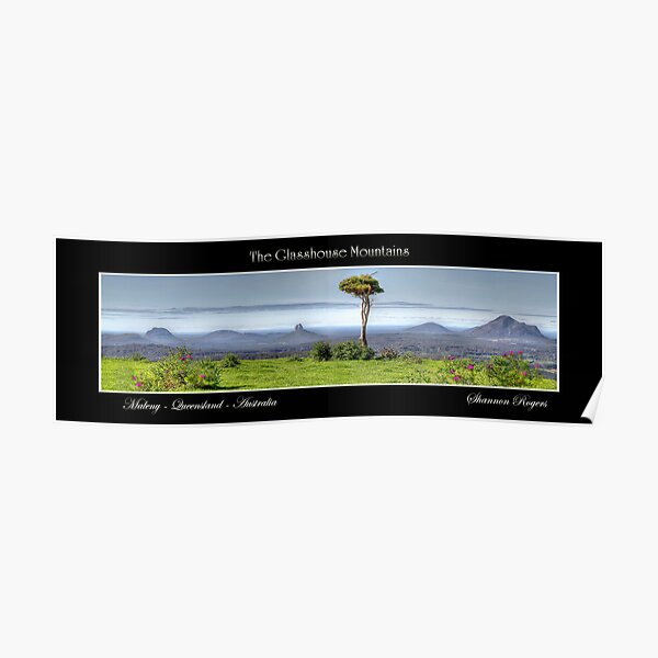 The Glasshouse Mountains Poster