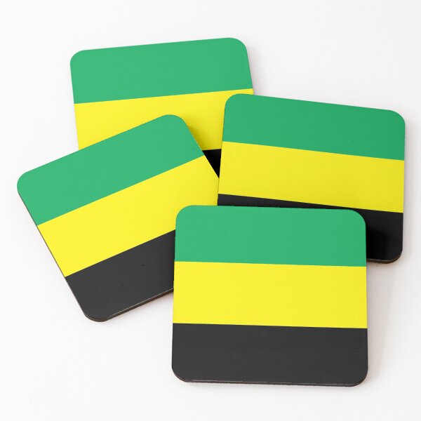 Item preview, Jamaica Colour Block National colours designed and sold by IdentiTee Studios.