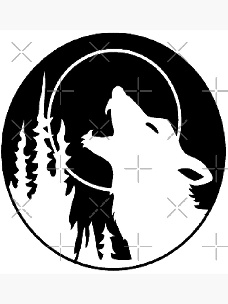 wolf-howling-poster-for-sale-by-grossberger-redbubble