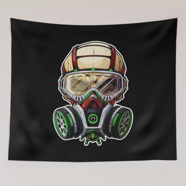 Item preview, Gas Mask Skull designed and sold by TheSimpleMan.