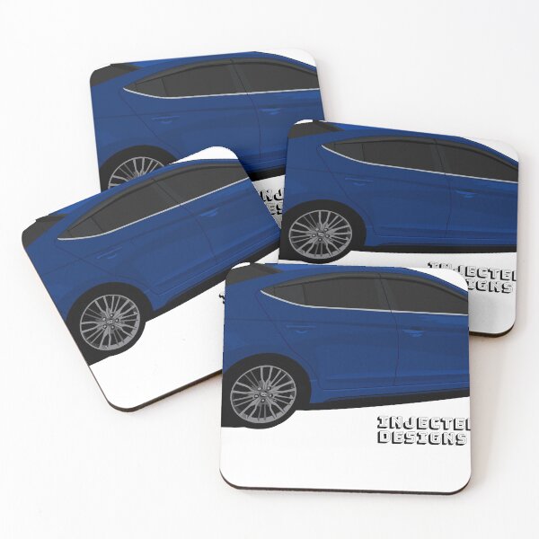 Item preview, Blue Hyundai Elantra designed and sold by InjectedDesigns.